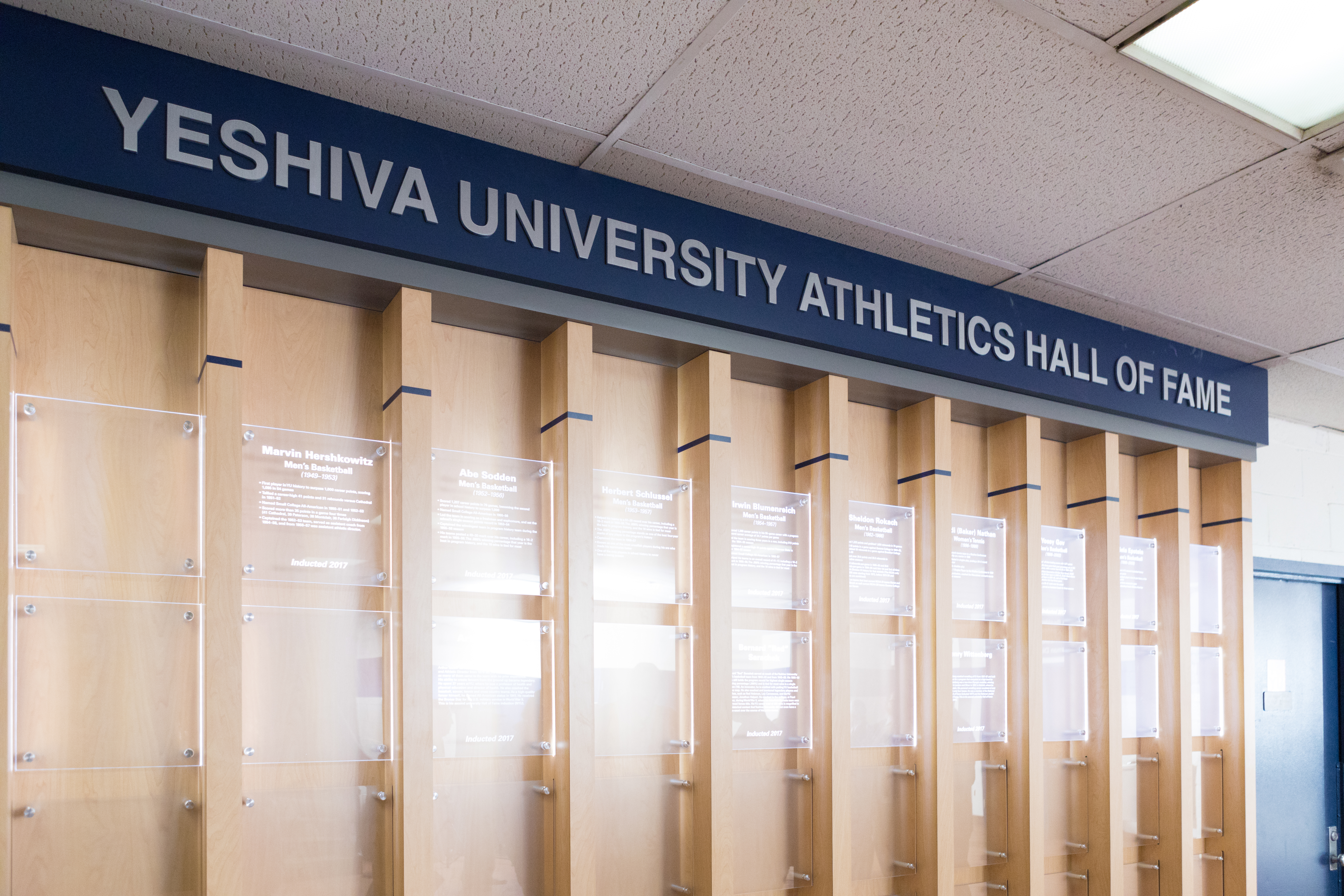 YU Inducts Inaugural Class to New Athletics Hall of Fame YU Inducts Inaugural Class to New Athletics Hall of Fame