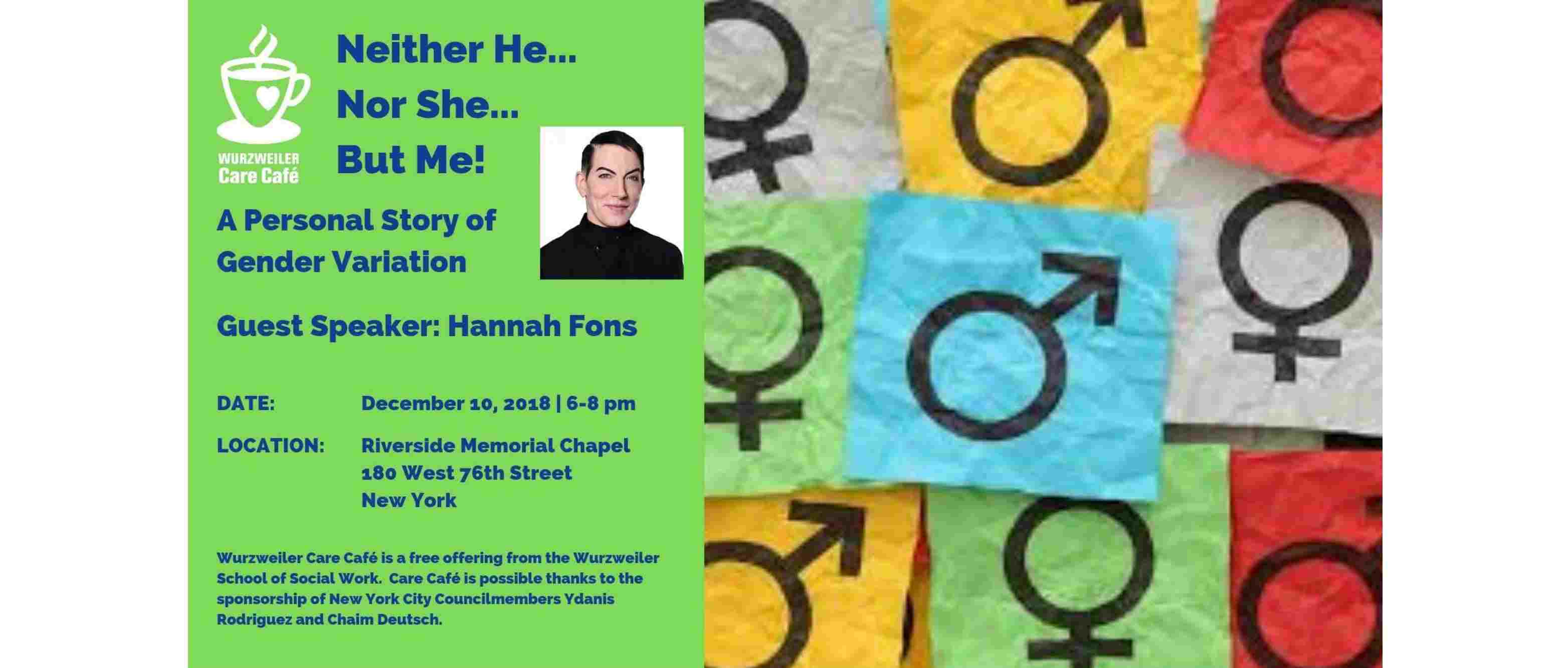 Wurzweiler Postpones Event With Transgender Activist Hannah Fons Wurzweiler Postpones Event With Transgender Activist Hannah Fons