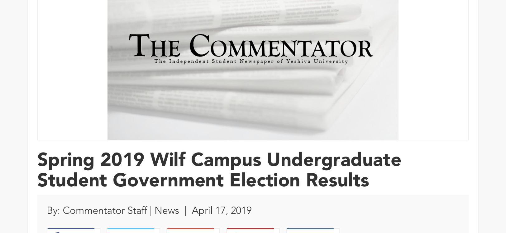 Wilf Election Results: Why the Numbers Should Not Be Made Public Wilf Election Results: Why the Numbers Should Not Be Made Public
