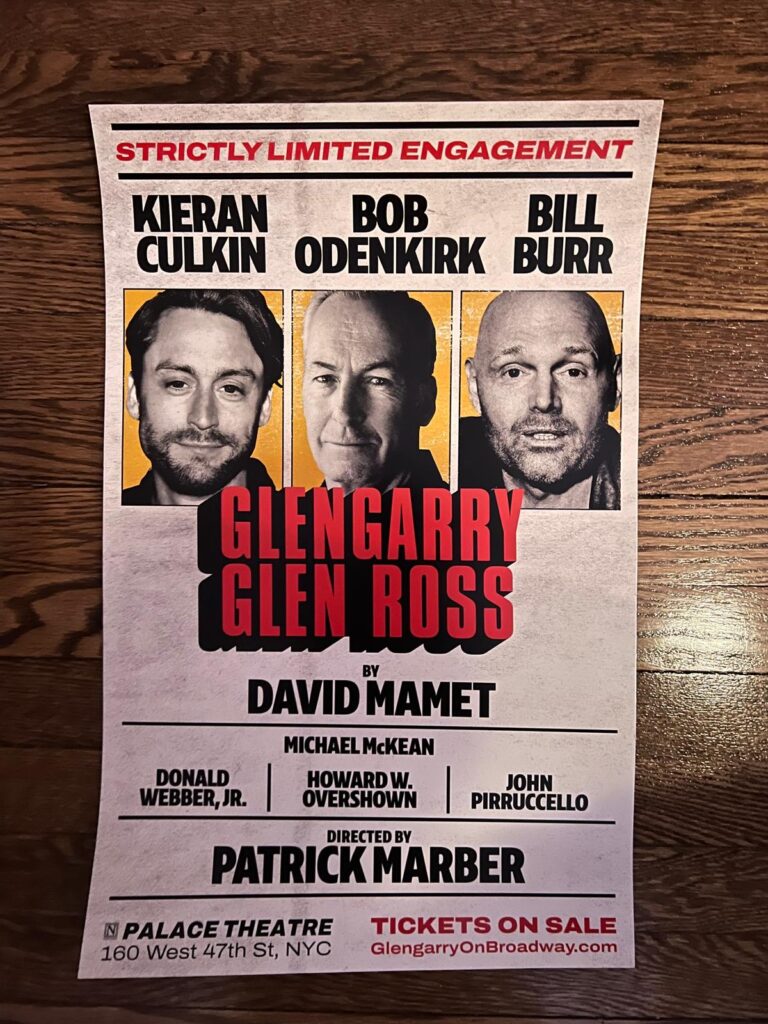 Closing Time: A Review of ‘Glengarry Glen Ross’